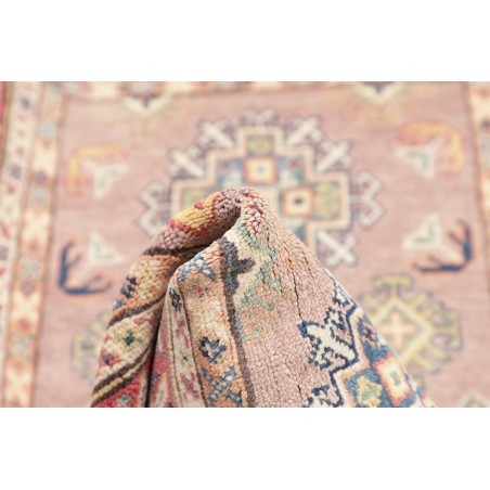 Tappeto Kazak Afghanistan beige azzurro 84x130