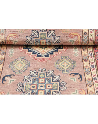 Tappeto Kazak Afghanistan beige azzurro 84x130