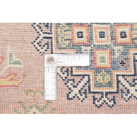 Tappeto Kazak Afghanistan beige azzurro 84x130