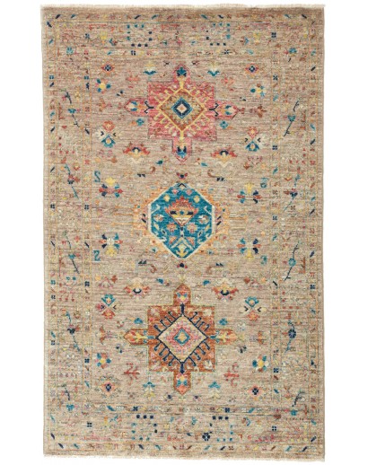 Tappeto Tribal Pakistan marrone 94x150