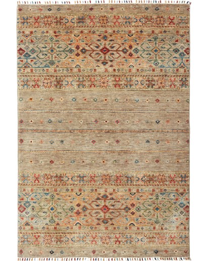 Tappeto Rubin Pakistan marrone grigio 125x184