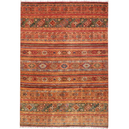 Tappeto Samarkand Pakistan rosso giallo 210x293