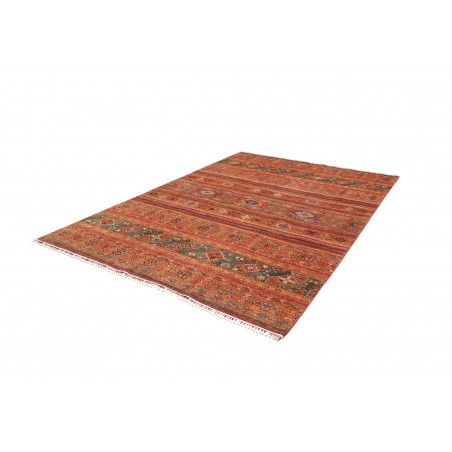 Tappeto Samarkand Pakistan rosso giallo 210x293