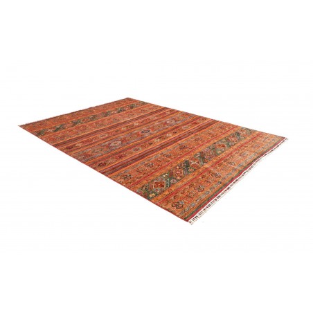 Tappeto Samarkand Pakistan rosso giallo 210x293