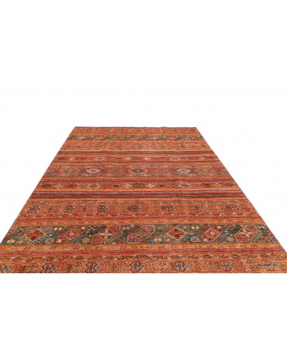 Tappeto Samarkand Pakistan rosso giallo 210x293