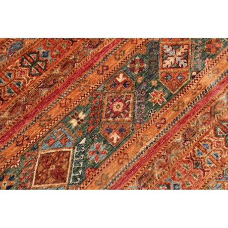 Tappeto Samarkand Pakistan rosso giallo 210x293