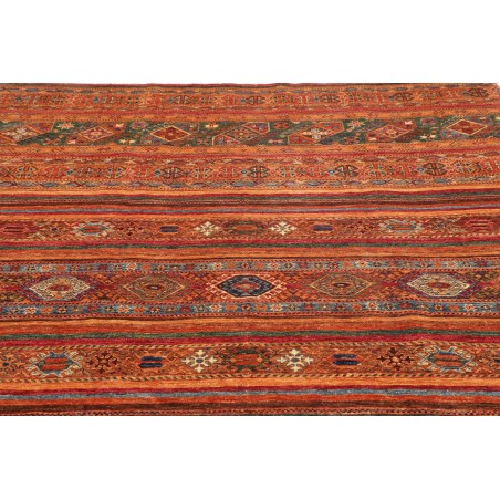 Tappeto Samarkand Pakistan rosso giallo 210x293