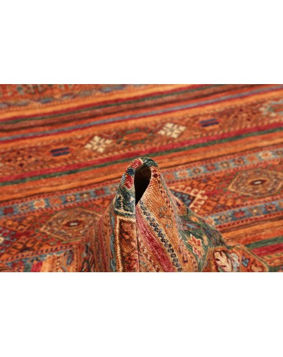 Tappeto Samarkand Pakistan rosso giallo 210x293