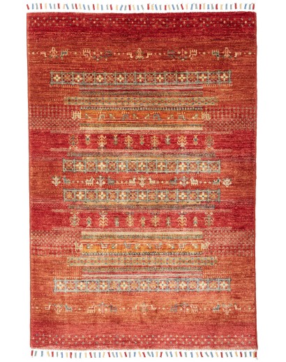 Tappeto Siva Pakistan marrone 102x149
