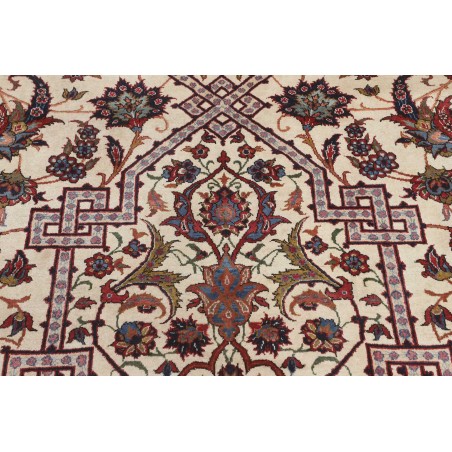 Tappeto Isfahan Persia beige azzurro 368x524
