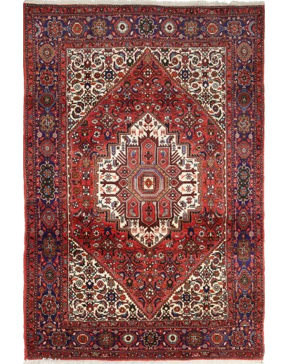 Tappeto Gholtugh Persia marrone bianco 125x188