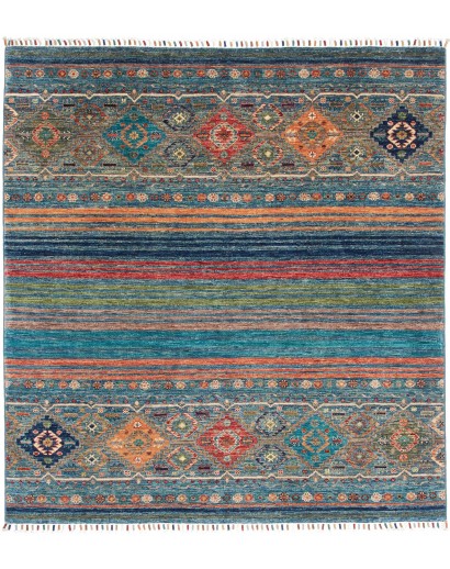 Tappeto Rubin Pakistan azzurro grigio 152x163