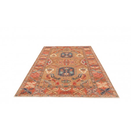 Tappeto Kazak Fine Pakistan marrone arancione 174x236
