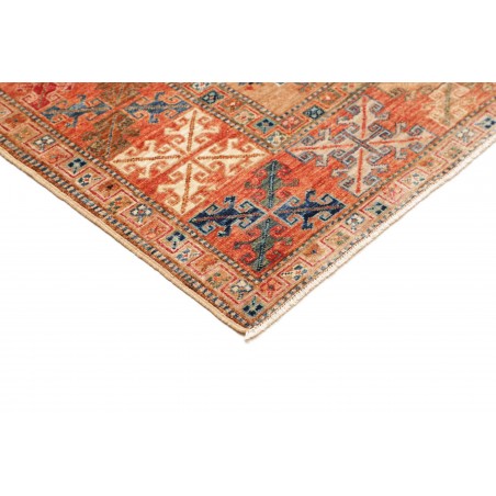 Tappeto Kazak Fine Pakistan marrone arancione 174x236