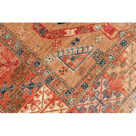 Tappeto Kazak Fine Pakistan marrone arancione 174x236