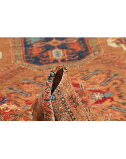 Tappeto Kazak Fine Pakistan marrone arancione 174x236