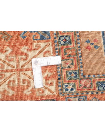 Tappeto Kazak Fine Pakistan marrone arancione 174x236