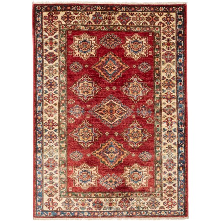 Tappeto Kazak Fine Pakistan marrone giallo 100x140