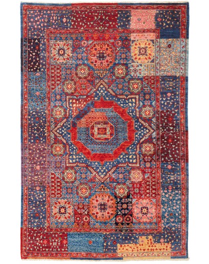 Tappeto Mamlouk Pakistan marrone giallo 117x179