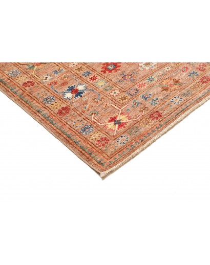 Tappeto Kazak Fine Pakistan marrone grigio 155x212