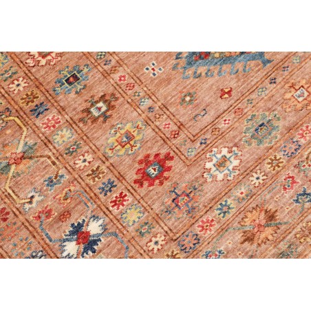Tappeto Kazak Fine Pakistan marrone grigio 155x212
