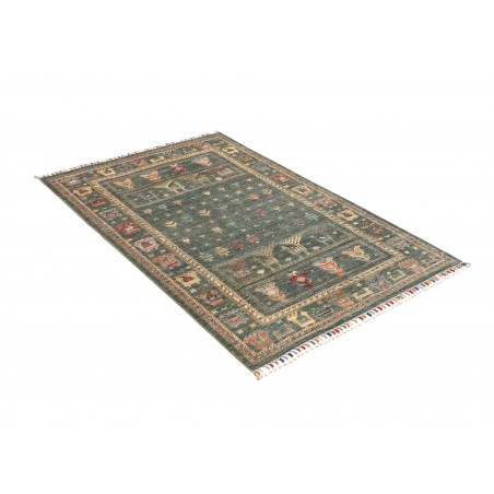 Tappeto Rubin Pakistan bianco azzurro 100x152