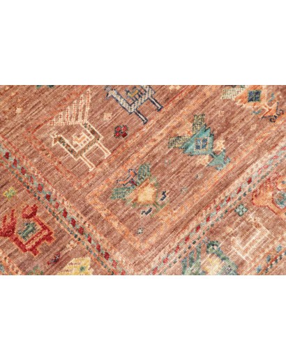 Tappeto Rubin Pakistan marrone rosso 99x150