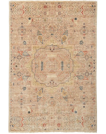 Tappeto Mamlouk Pakistan marrone grigio 126x188