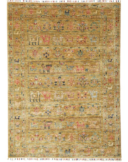 Tappeto Rubin Pakistan marrone grigio 125x172