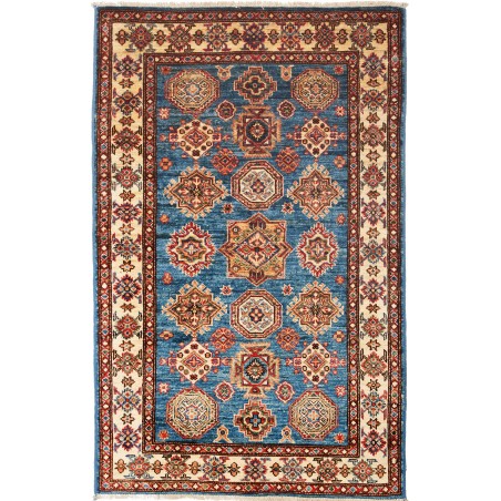 Tappeto Kazak Fine Pakistan azzurro arancione 101x151