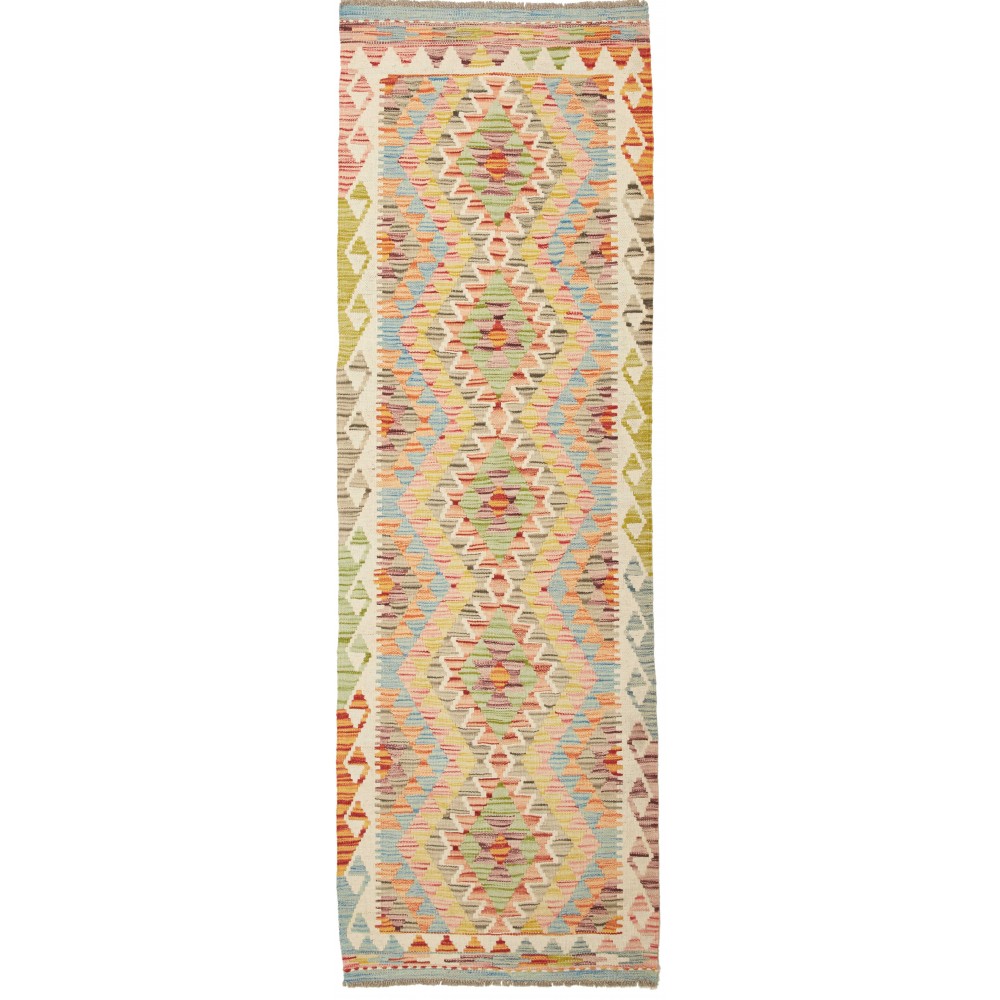 Tappeto Kilim Afghanistan marrone 67x210 Tappeto Kilim Afghanistan marrone 67x210