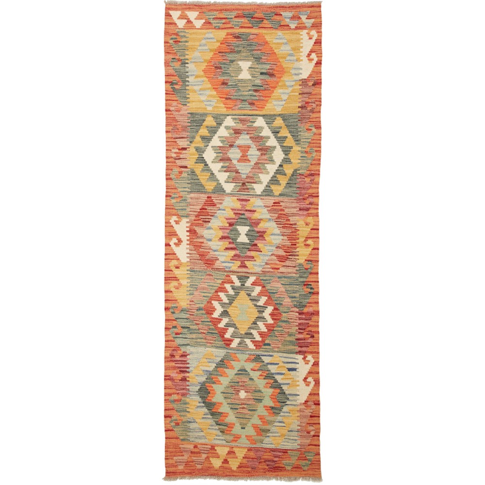 Tappeto Kilim Afghanistan marrone 63x192 Tappeto Kilim Afghanistan marrone 63x192