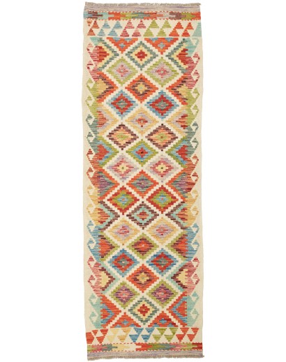 Tappeto Kilim Afghanistan marrone 63x190