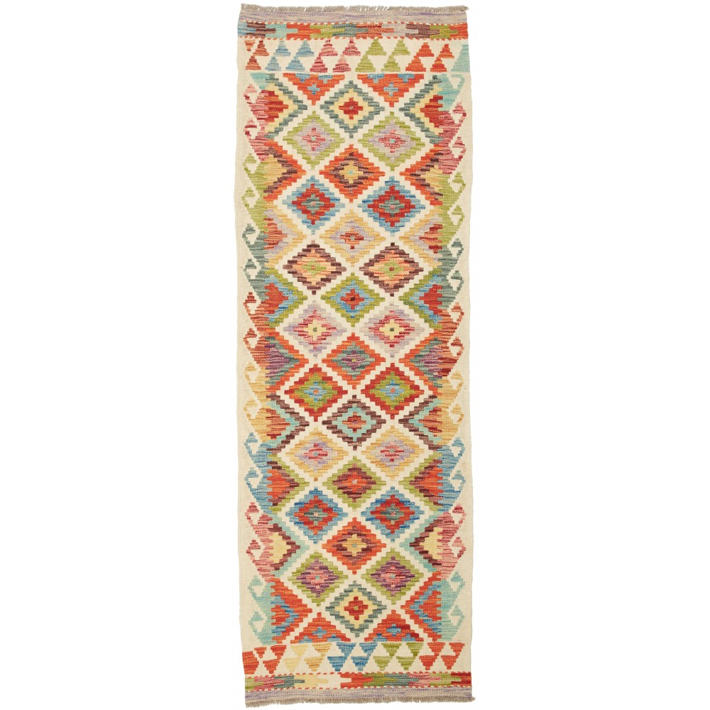 Tappeto Kilim Afghanistan marrone 63x190