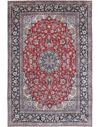 Tappeto Nadjafabad Persia bianco marrone 350x535