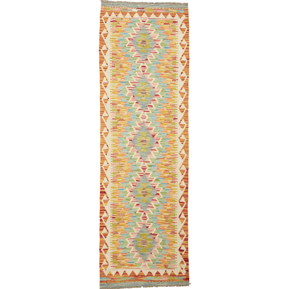 Tappeto Kilim Afghanistan marrone 65x206 Tappeto Kilim Afghanistan marrone 65x206