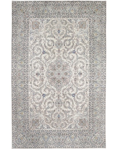 Tappeto Kashan Persia beige bianco 334x532