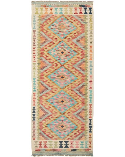 Tappeto Kilim Afghanistan marrone 79x205