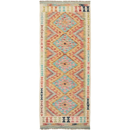 Tappeto Kilim Afghanistan marrone 79x205