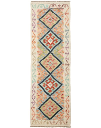 Tappeto Kilim Afghanistan beige marrone 62x201