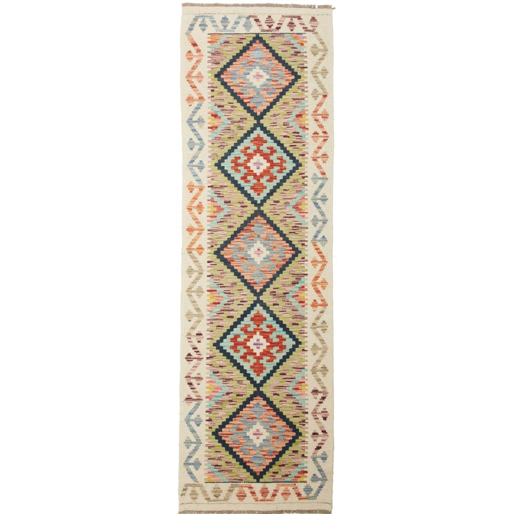 Tappeto Kilim Afghanistan marrone 60x201 Tappeto Kilim Afghanistan marrone 60x201