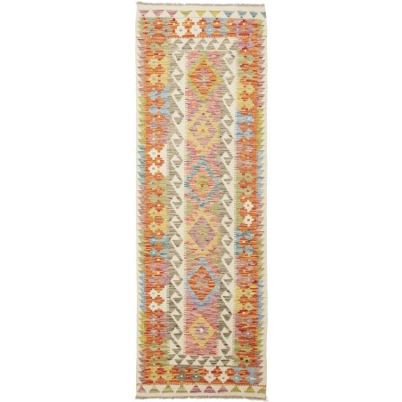 Tappeto Kilim Afghanistan marrone beige 69x205