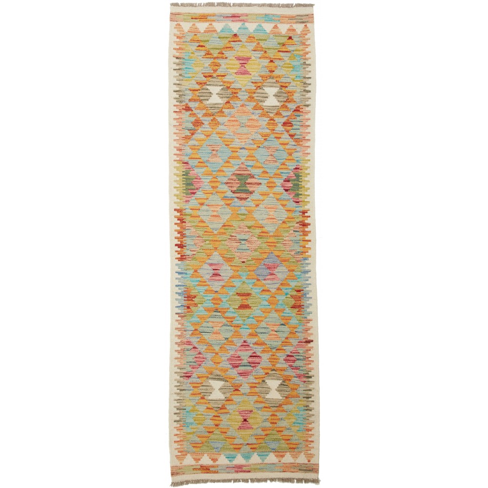 Tappeto Kilim Afghanistan marrone 61x196 Tappeto Kilim Afghanistan marrone 61x196