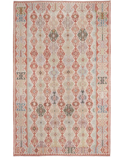 Tappeto Kilim Afghanistan marrone rosso 302x486
