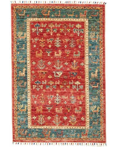 Tappeto Rubin Pakistan rosso grigio 82x122