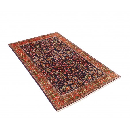 Tappeto Tabriz 40 Raj Persia grigio marrone 98x153