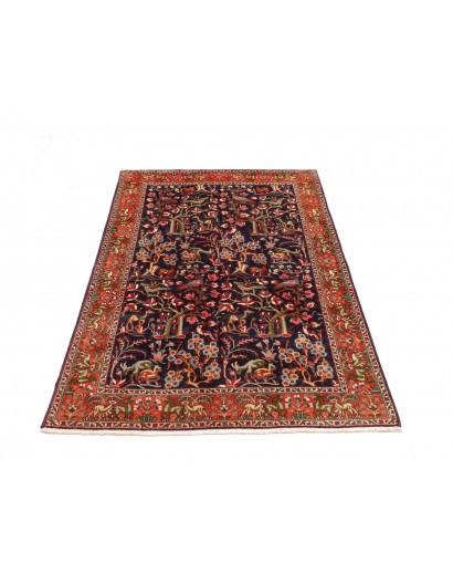 Tappeto Tabriz 40 Raj Persia grigio marrone 98x153