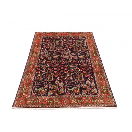Tappeto Tabriz 40 Raj Persia grigio marrone 98x153
