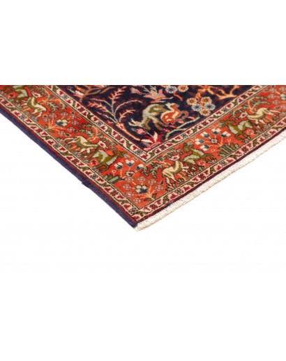 Tappeto Tabriz 40 Raj Persia grigio marrone 98x153