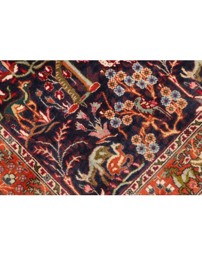 Tappeto Tabriz 40 Raj Persia grigio marrone 98x153